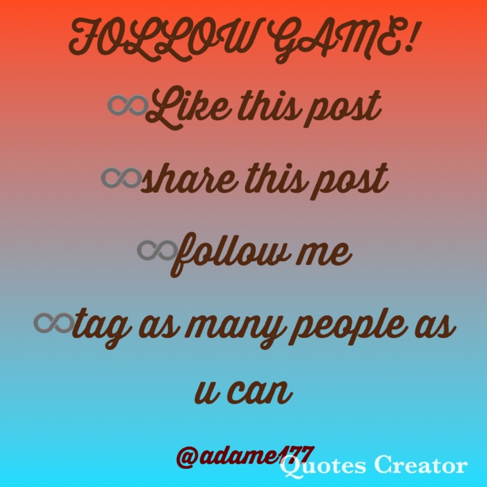 Follow game